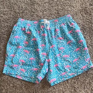 Chubbies flamingos in water swim trucks size medium 5.5”
